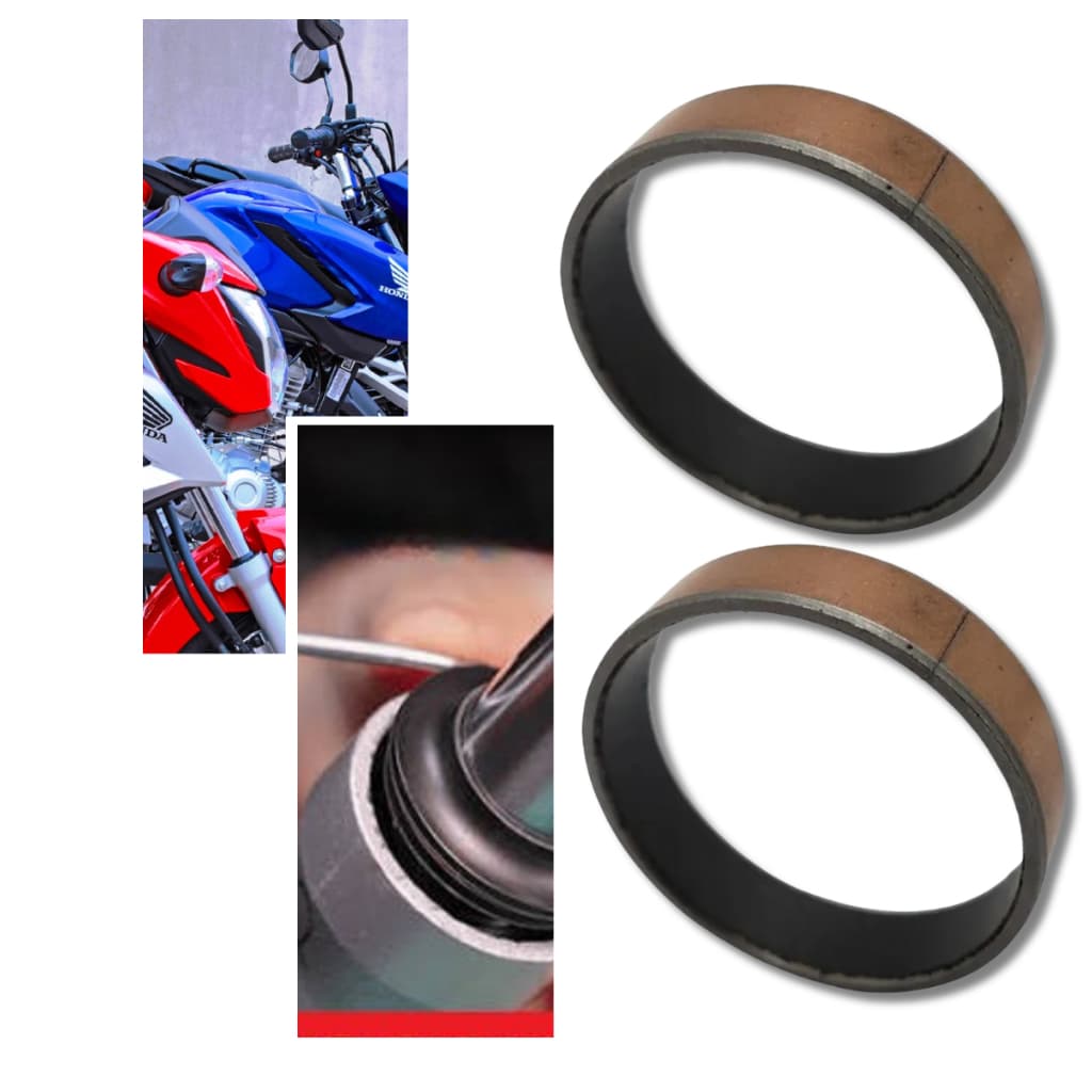 Bucha Guia Bronzina Garfo Externo Bengala Titan 150 160 Bros 150 160 Xre 190 Par