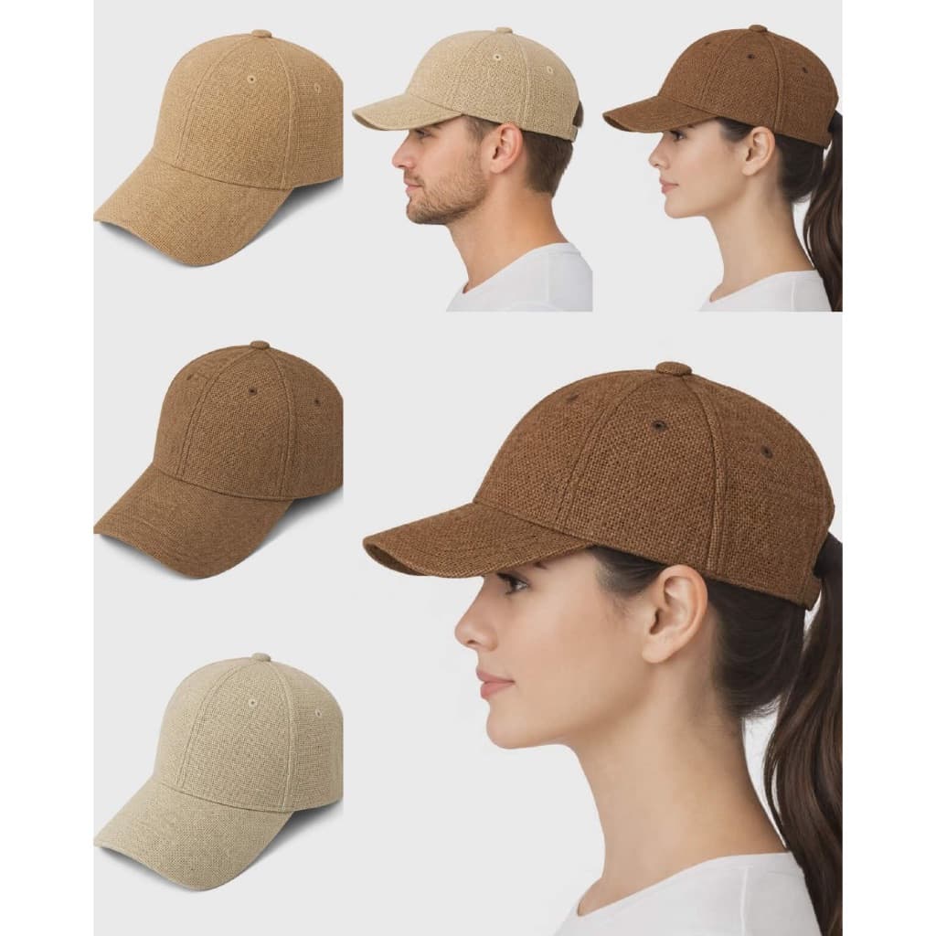Boné De Palha Feminino Chapéu De Juta Masculino Ajustável