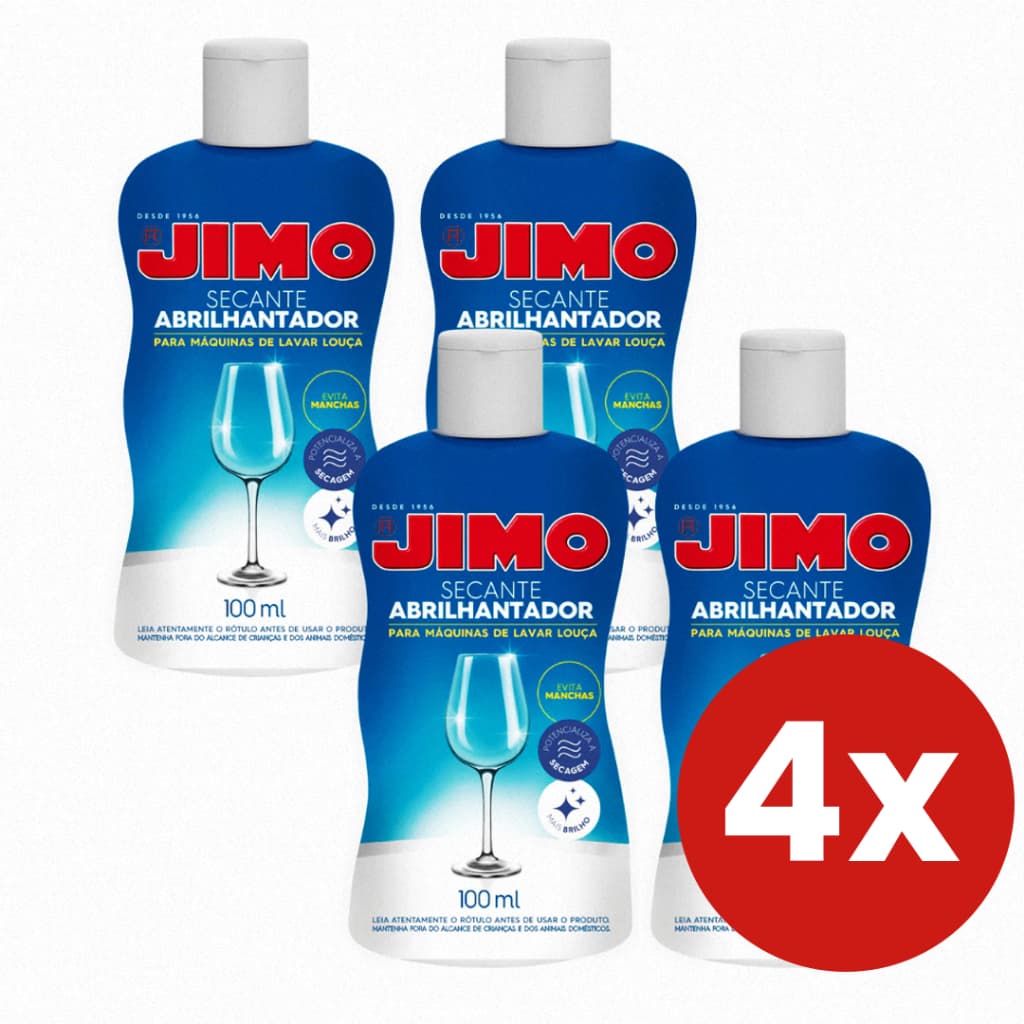 Secante Abrilhantador Jimo Lava Loucas Maquina De Lavar Louca Brilho Secagem Kits