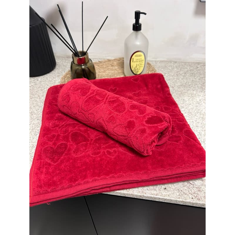Toalha Banho e Rosto Kit com 2 Peças Romance Aveludada Döhler
