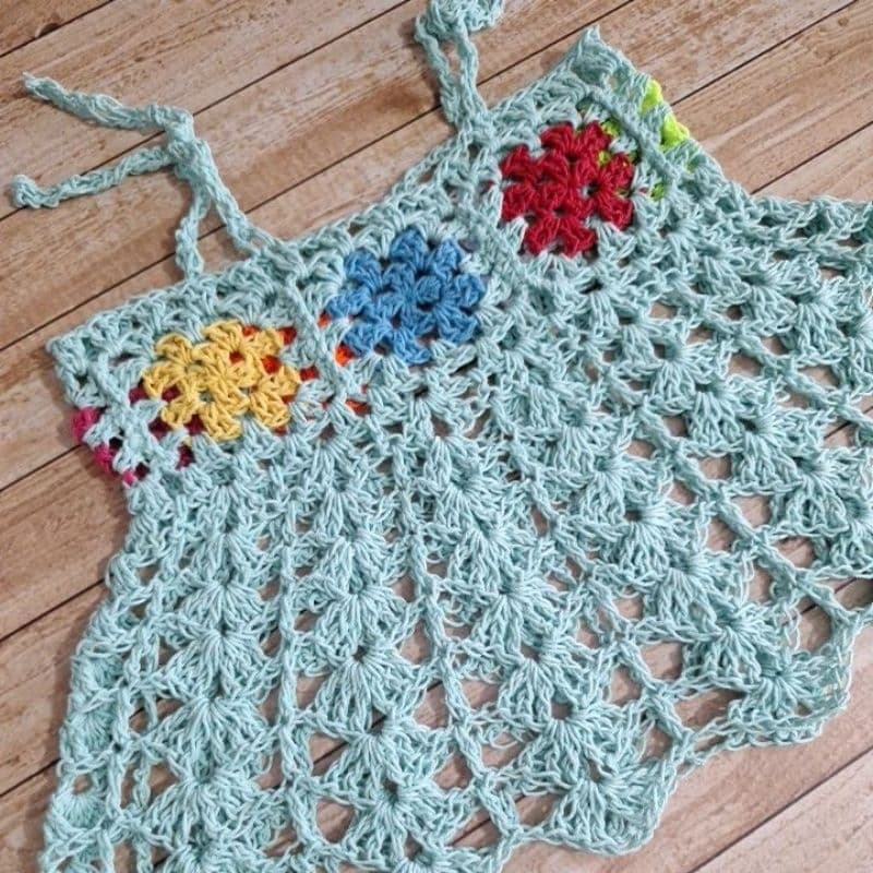 VESTIDO DE CROCHÊ INFANTIL/SAÍDA DE PRAIA INFANTIL DE CROCHÊ