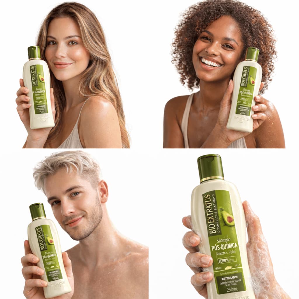 Shampoo PósQuímica 250ml Bioextratus Original Pronta Entrega