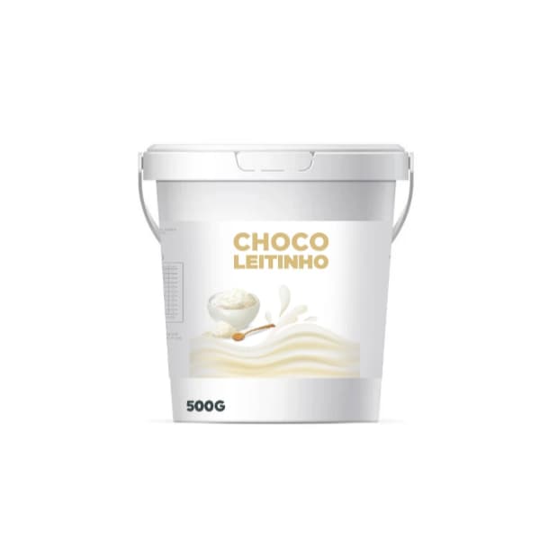 Creme Recheio Chocoleitinho Sabor Ninho Para Açaí Pizza Torta Pipoca Sorvete Confeitaria 500g