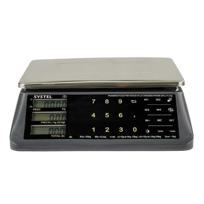 Balança Comercial Micra 35kg + Bateria Com Inmetro - Systel