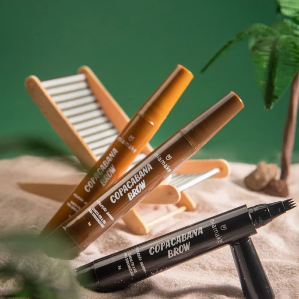 ✨ Caneta de Sobrancelha Fio a Fio Brow Copacabana Mia Make – Natural, À Prova d’Água e Longa Duração ✨
