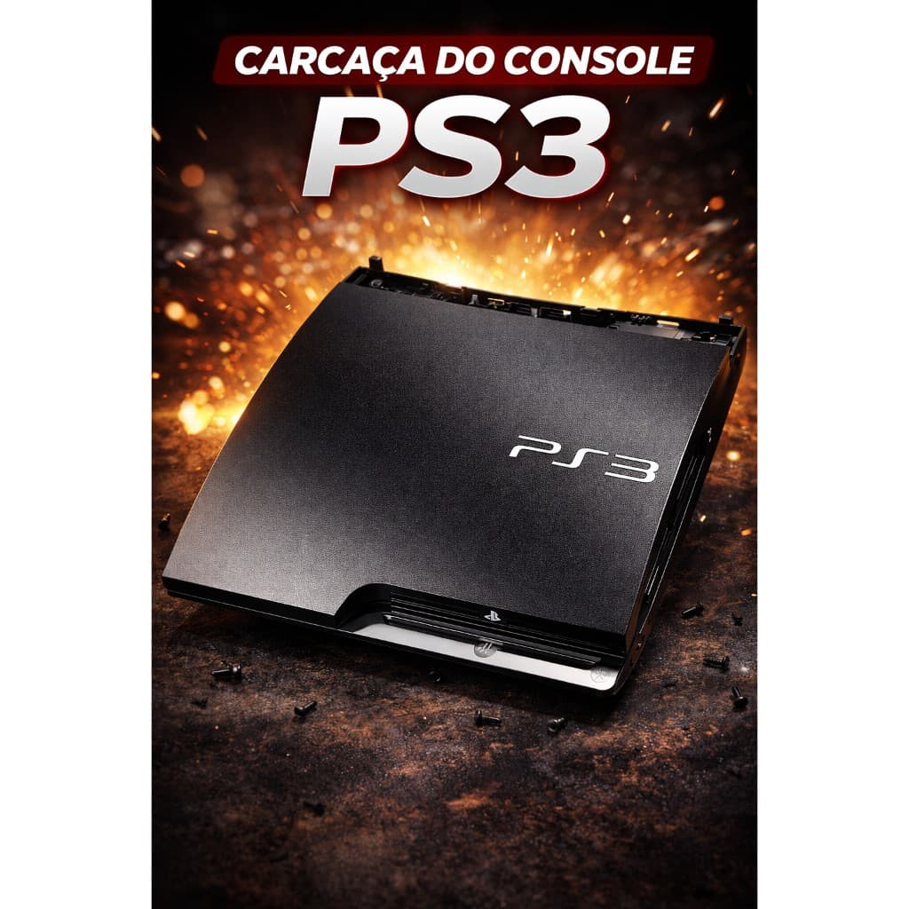 carcaça compativel ps3 slim