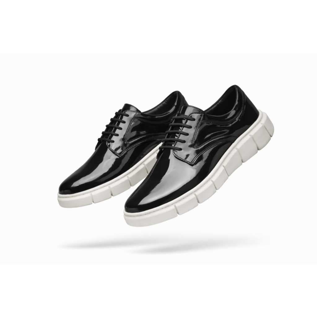 Mocassim Oxford Verniz Italiano Casamento Formatura Viagem Solado Exclusivo Elegante Leve Promocional