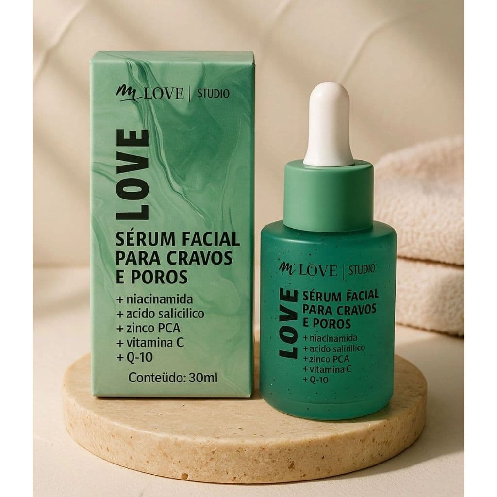 Serum Facial Para Cravos e Poros Max Love - Oil Free 30ml