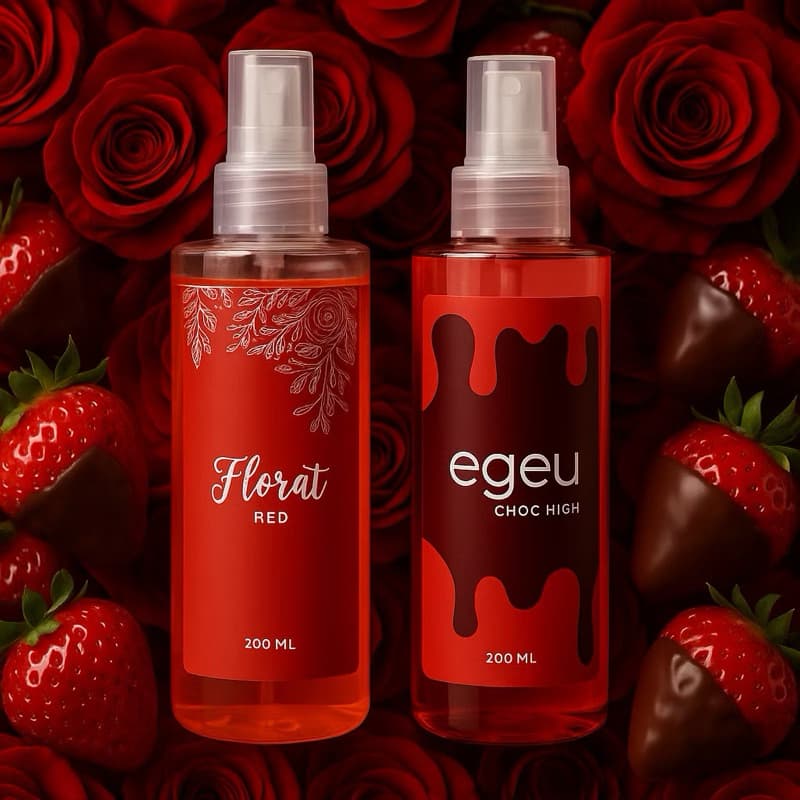 Kit Body Splash Choc High + Florat Red Cada Feminino