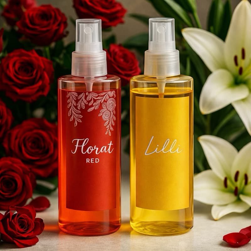 kit Body splash Florata Red + Lilli Mulher cheirosa cada Perfume feminino colônia