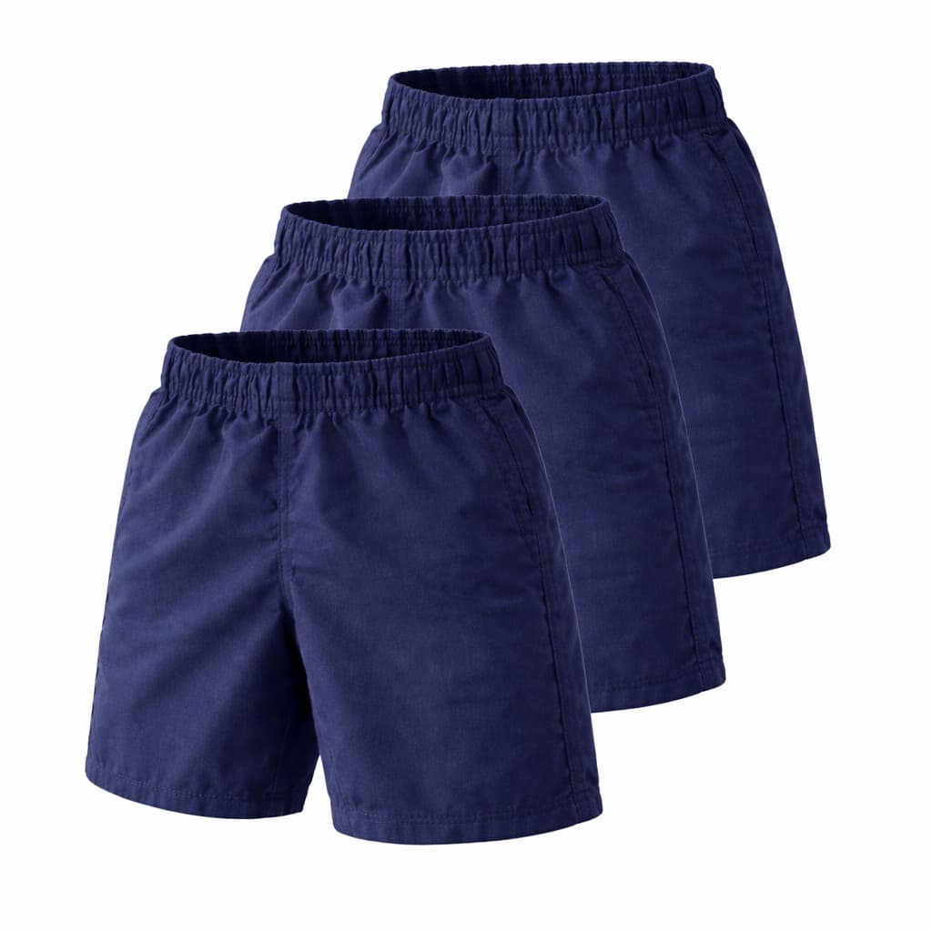 kit com 3 Bermudas Tactel Masculina Infantil - 2 Ao 16 - Roupa Escolar, uniforme infantil