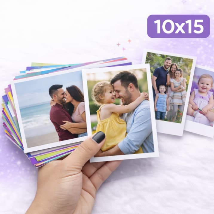 Revelação De Fotos 10x15 Personalizada - Alta Qualidade - Não Desbota