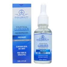 Sérum Facial PhálleBeauty 30ml - Clareador e Antioleosidade, Hidratação Não Oleosa