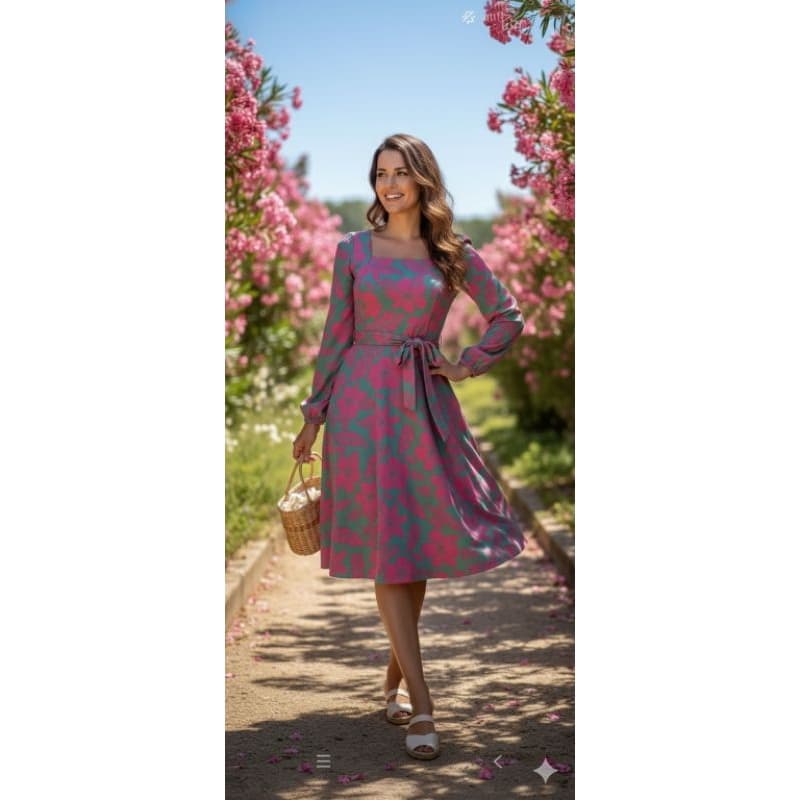 vestido MIDI moda evangélica modesta, vestidos comportados, vestidos de crente