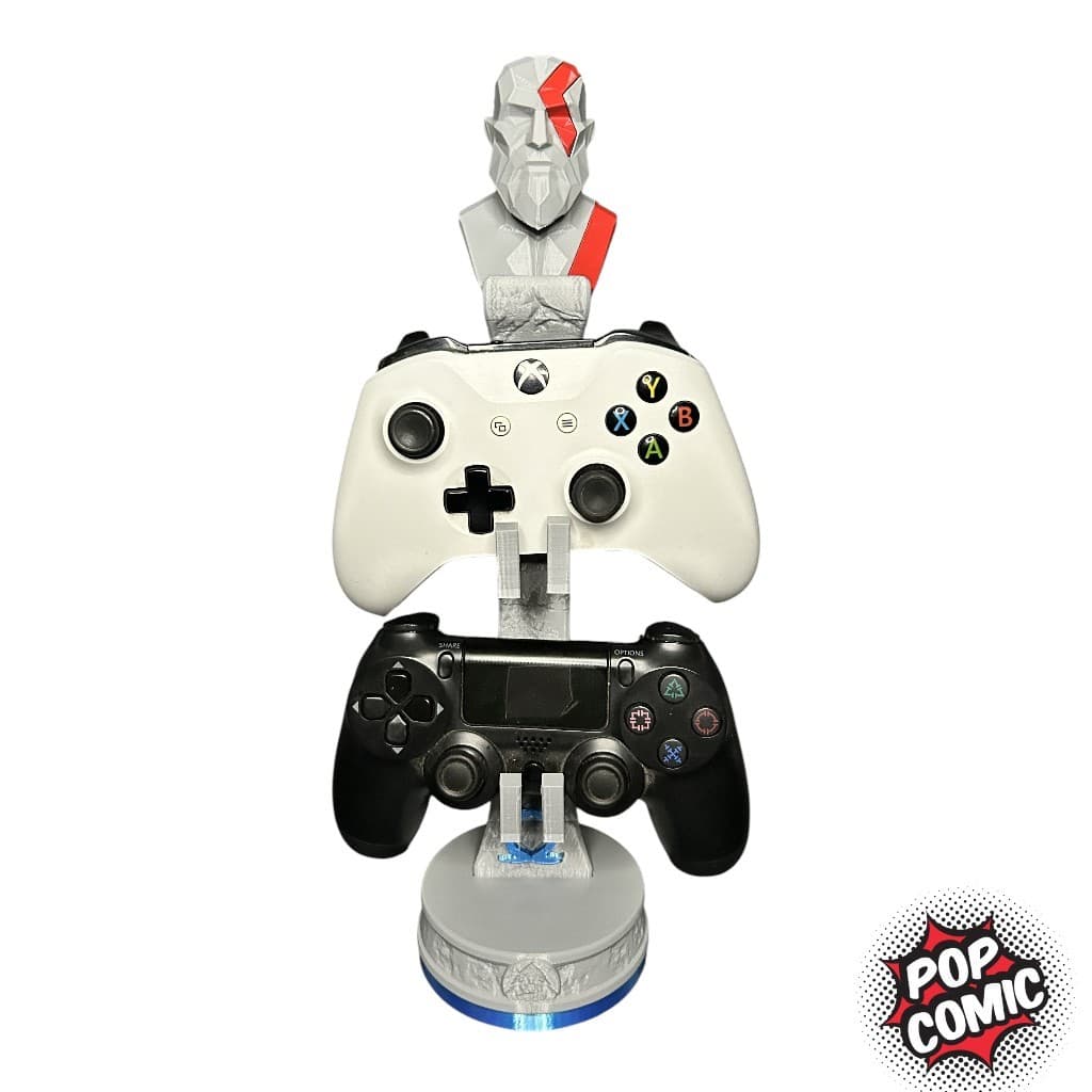 Suporte Duplo Para Controle PlayStation/Xbox/Switch - Kratos God Of War