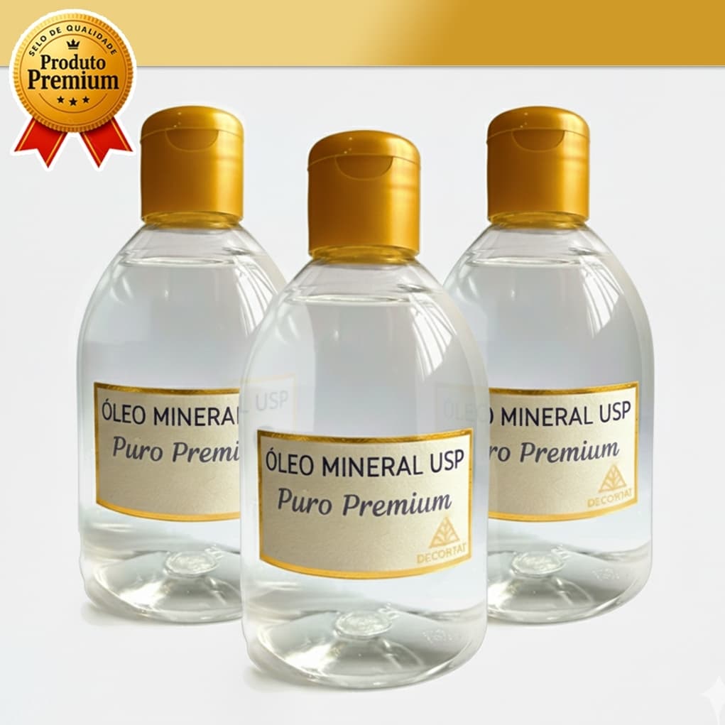 Óleo Mineral Grau USP Atóxico Para Tábua De Corte Carne Churrasco E Madeira 100ml 200ml 300ml