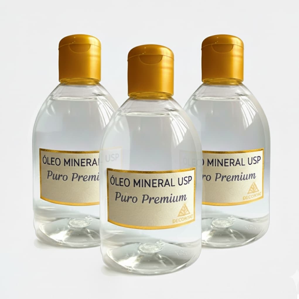 300ml Óleo Mineral USP Puro para Madeira e Tábua de Corte - Restaura e Hidrata