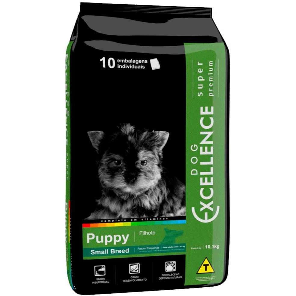 Ração Dog Excellence Super Premium Cães Filhotes Raças Pequenas 10.1 Kg