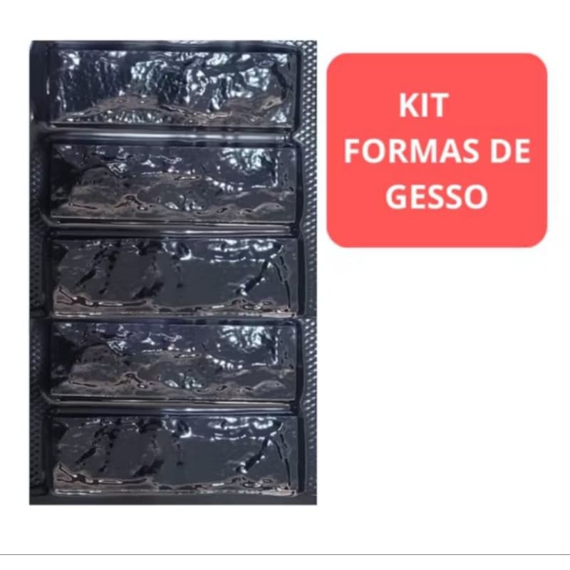 forma de gesso cimento pedra Chile kit 15 unidades