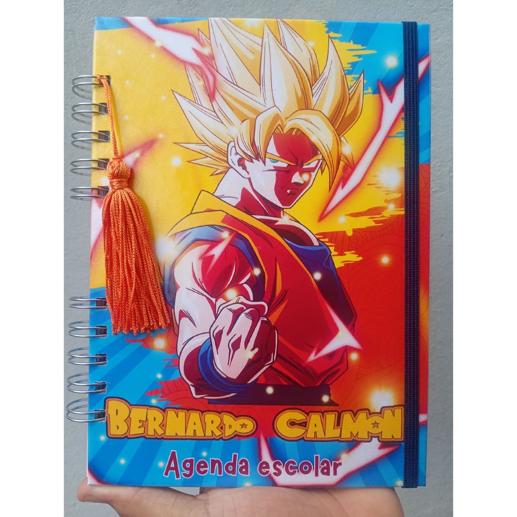 Agenda Escolar Personalizada tema Dragon ball – Organize o Ano com Estilo!