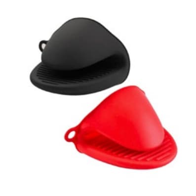 Lote Luva Silicone Térmica de Silicone Pega Panela Bico de Pato Resistência até 230°C Para Cozinha e Forno