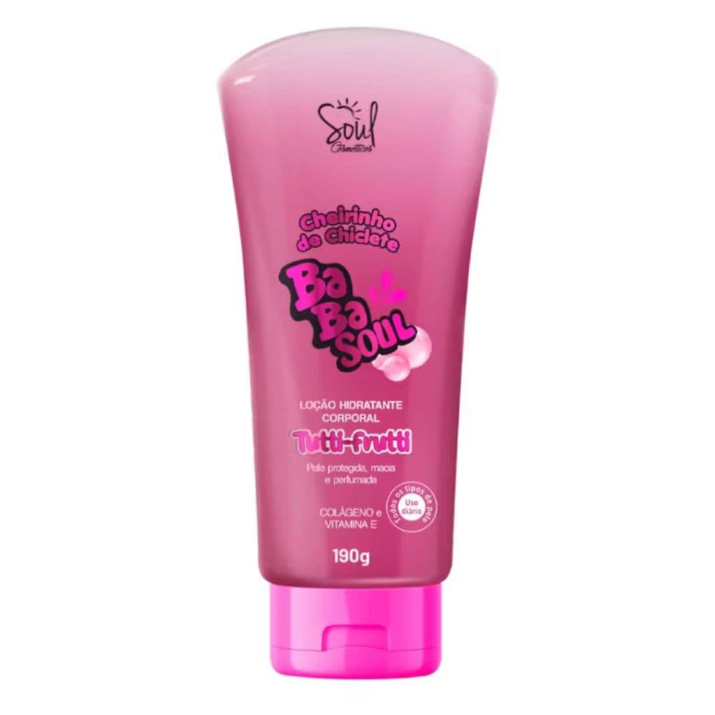 Hidratante Corporal Tutti Frutti Babasoul – Hidratação Doce e Prolongada 190ml