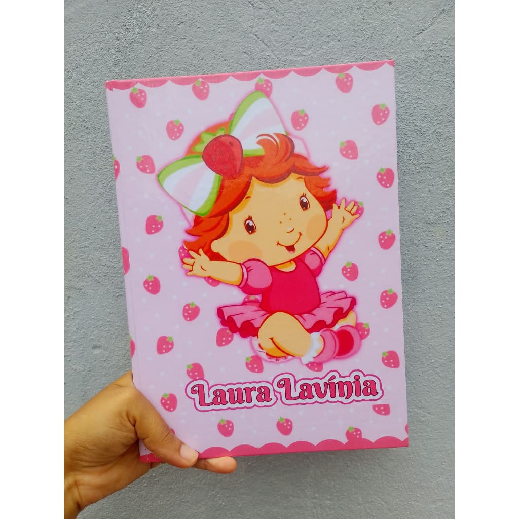Brochura Personalizada tema Moranguinho bebê – Com Nome, Tema e Capa Exclusiva!
