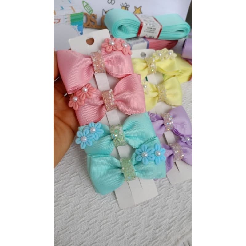 Laço infantil/Laço de cabelo infantil/Presilha de cabelo/Par de laço infantil/