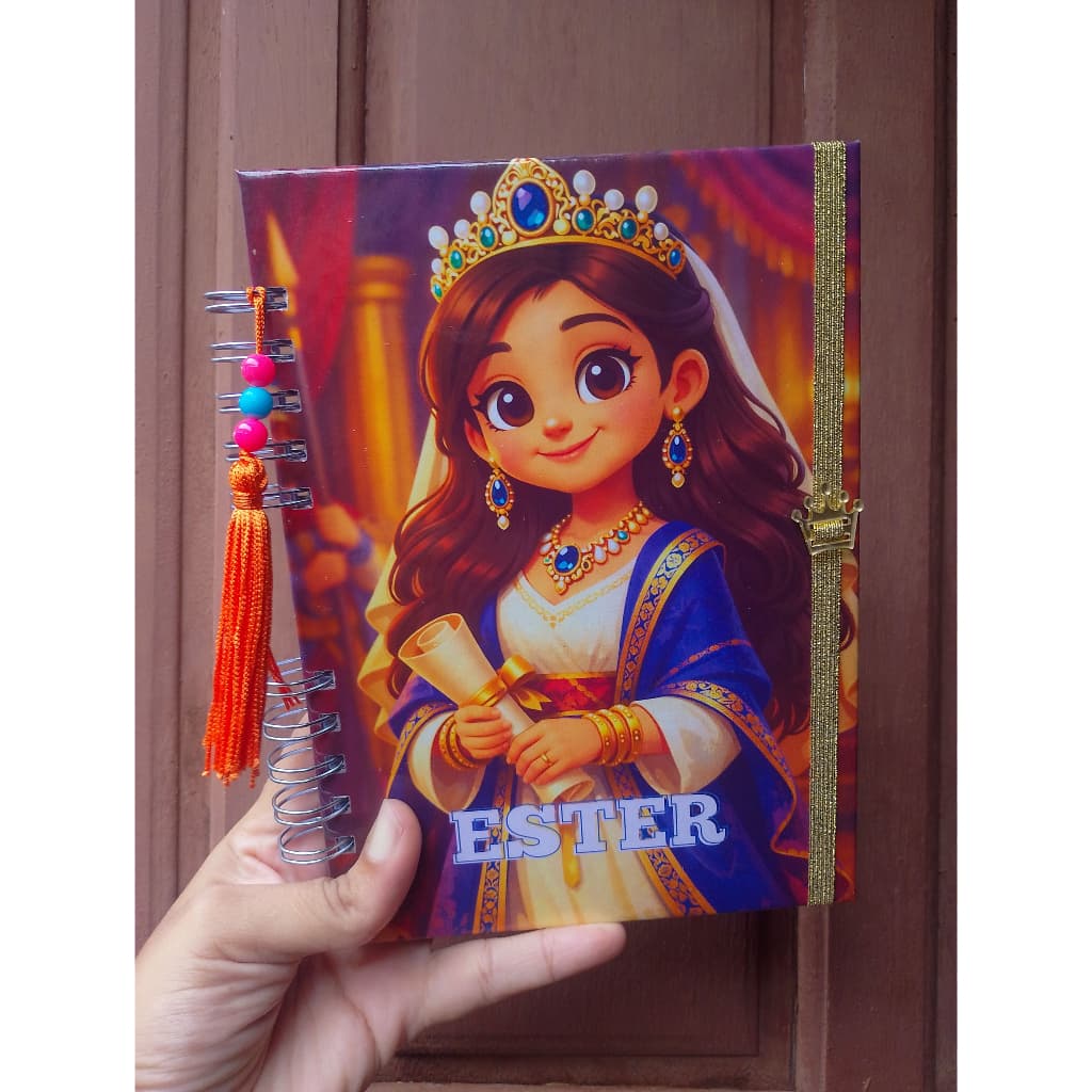 Agenda Escolar Personalizada – Tema Rainha Ester