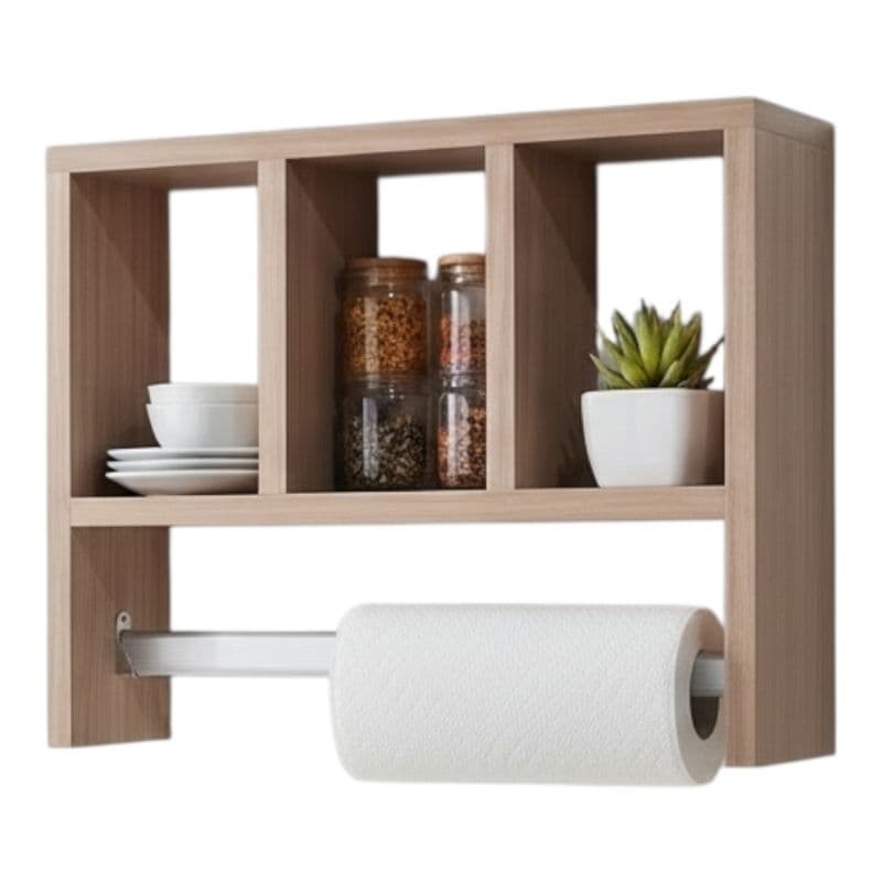 porta condimento de cozinha marrom