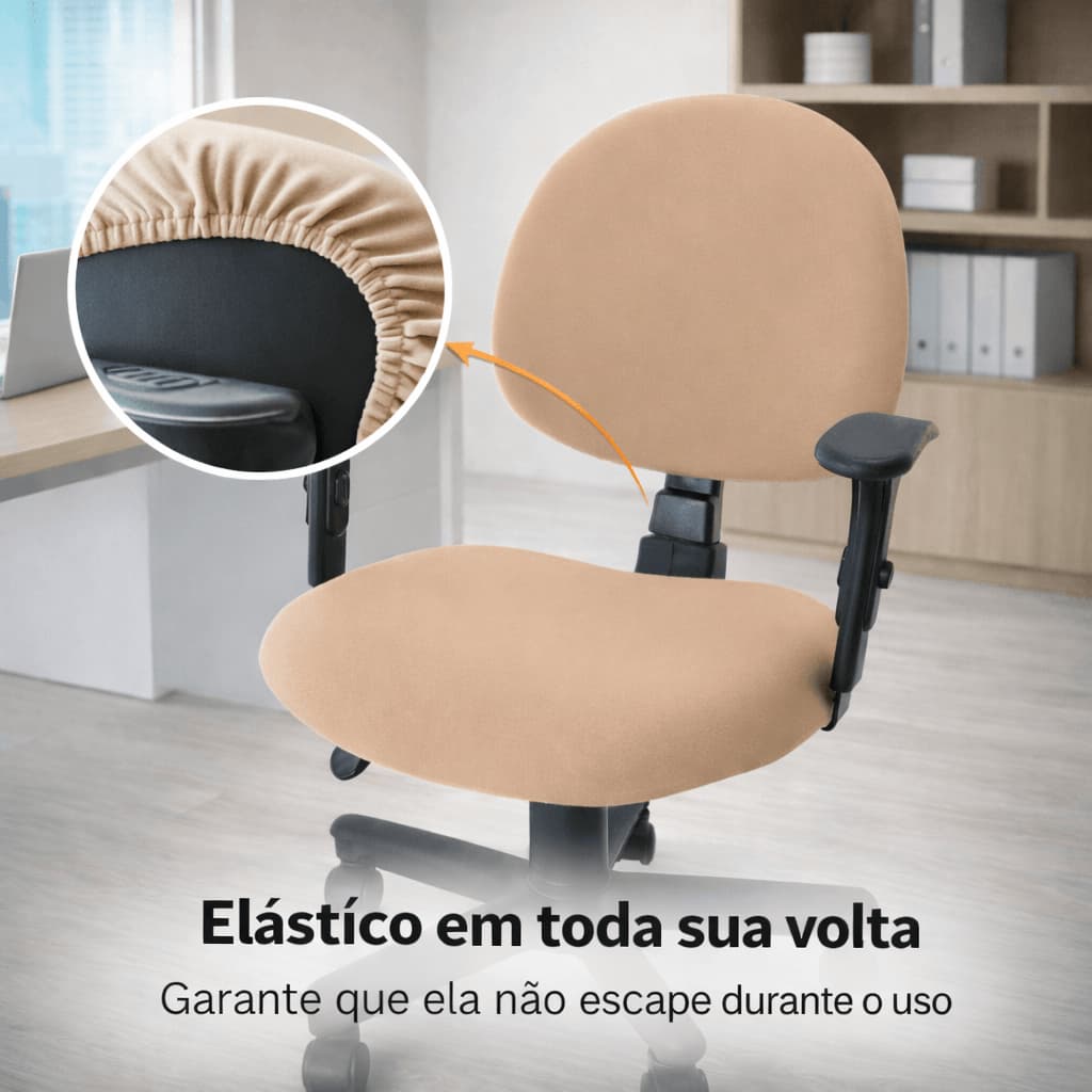Capa Para Cadeira de Escritório Capa Premium Conforto e Elegância em um Único Produto