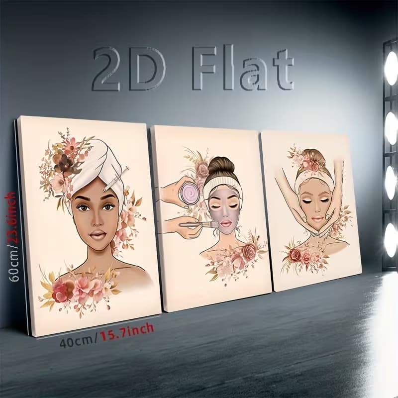 Quadro Decorativo Skin Care e Estética Facial