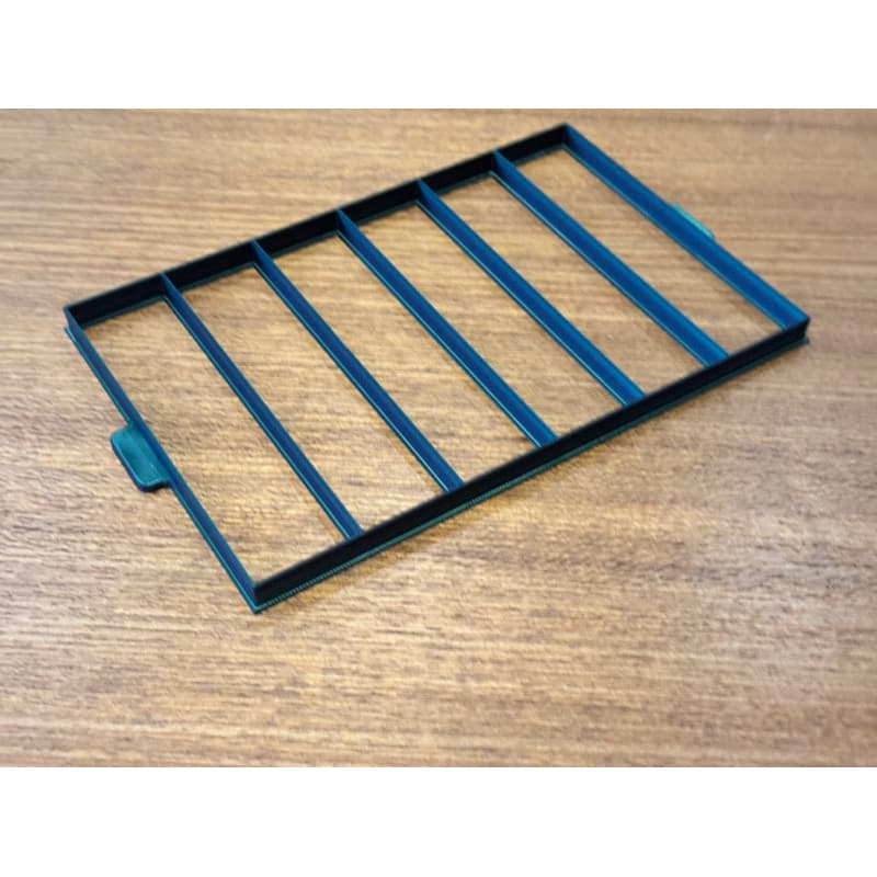 Marcador de fatia de bolo - 3,2 x 13 cm- 6 cavidades