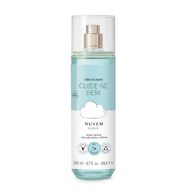 Body Splash Desodorante Colônia Cuide-se Bem Nuvem 200ml
