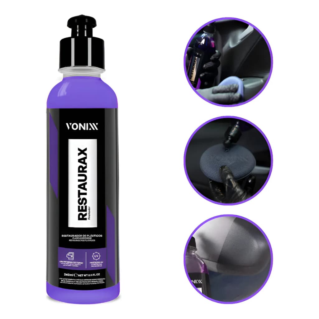 Restaurador De Plásticos Restaurax 240ml Vonixx