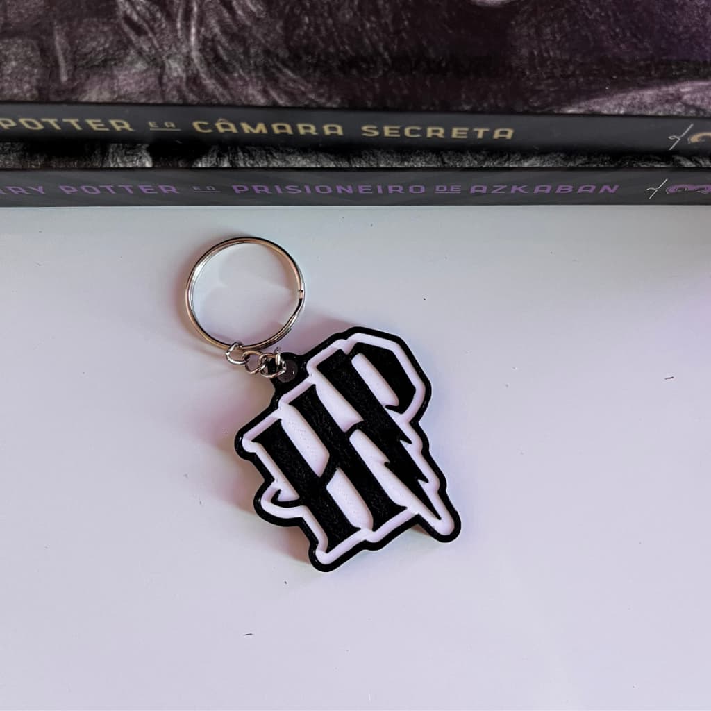Chaveiro HP Logo - 5x4 cm | Impressão 3D