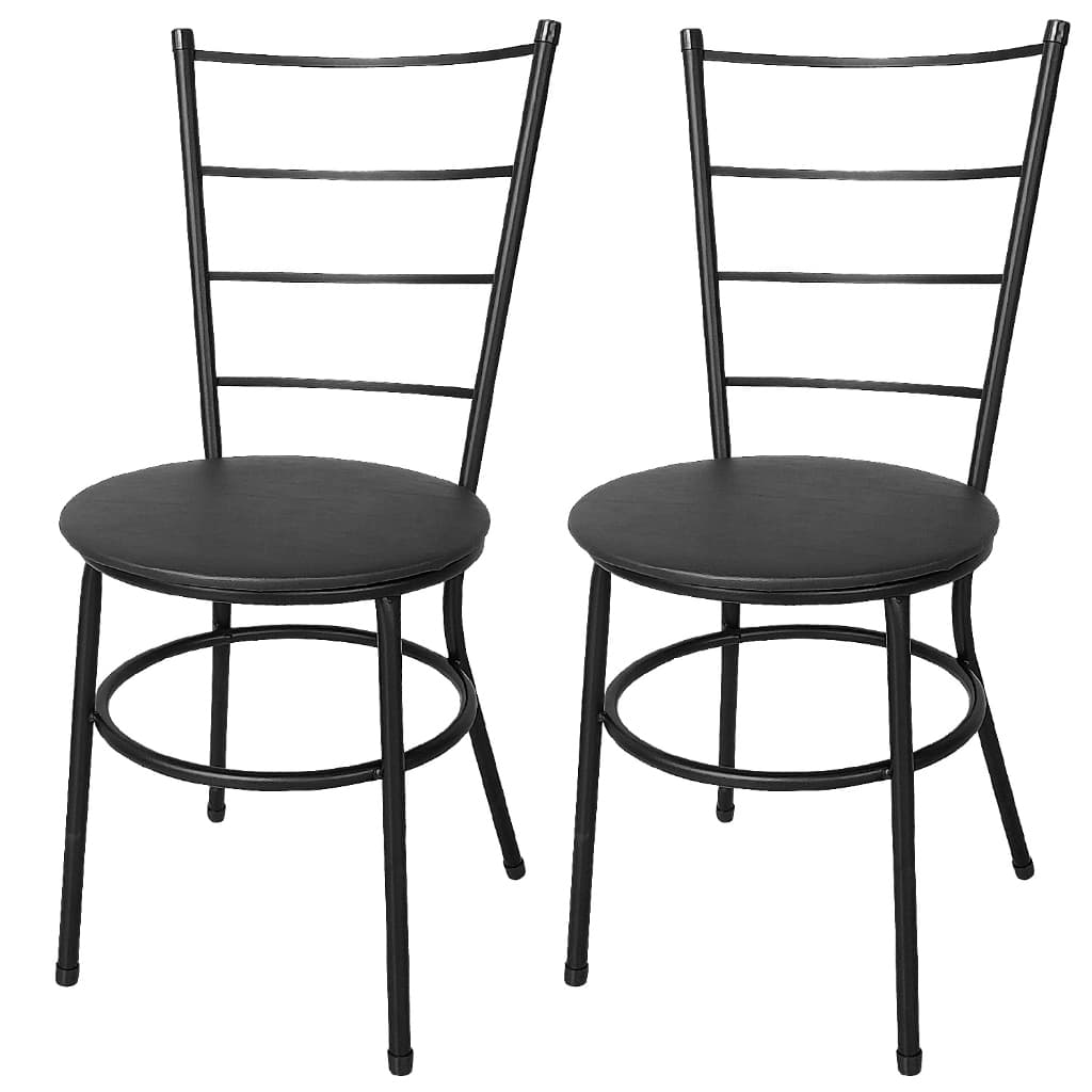 Kit com 2 Cadeiras de Aço para Sala de Jantar Cozinha Area Gourmet com Assento Estofado Jessica