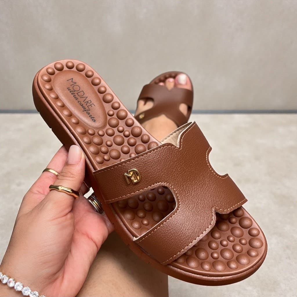 Chinelo Modare Slide Ultraconforto  Feminino  Massageador Original