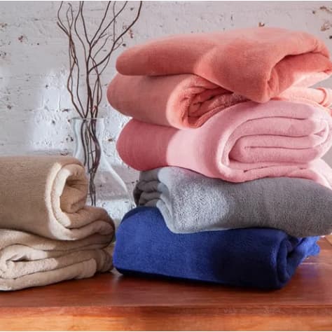 Manta Casal Queen Toque Extra Macio Antialérgico Flanel