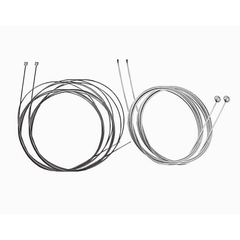 Kit de 4 Cabos de 2 Metros Bike NIPARTE de Aço Cada Comprimido  2000mm para 2 para Cambio e 2 Para freio