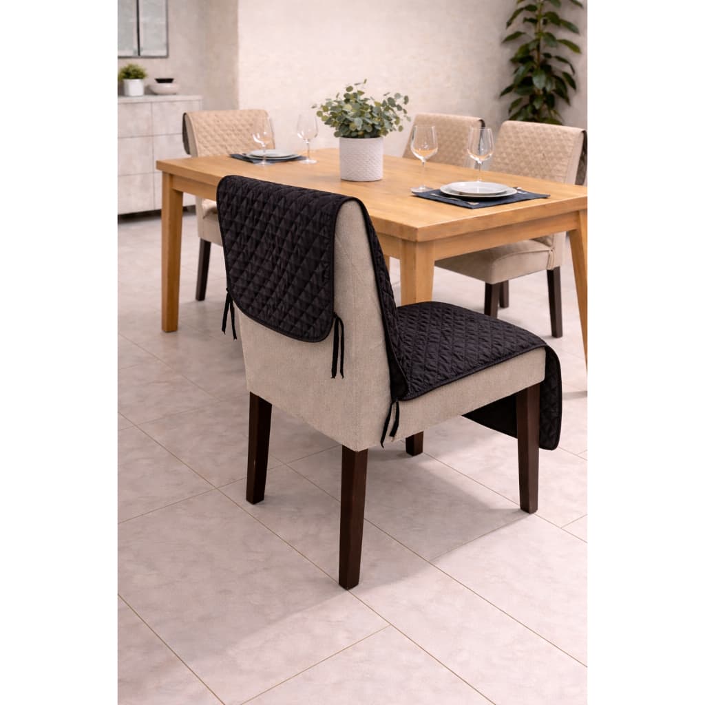 Kit 4 Capa de Cadeira Protetor Matelado Com elastico Cadeira de Jantar Cozinha Elegante - Oferta