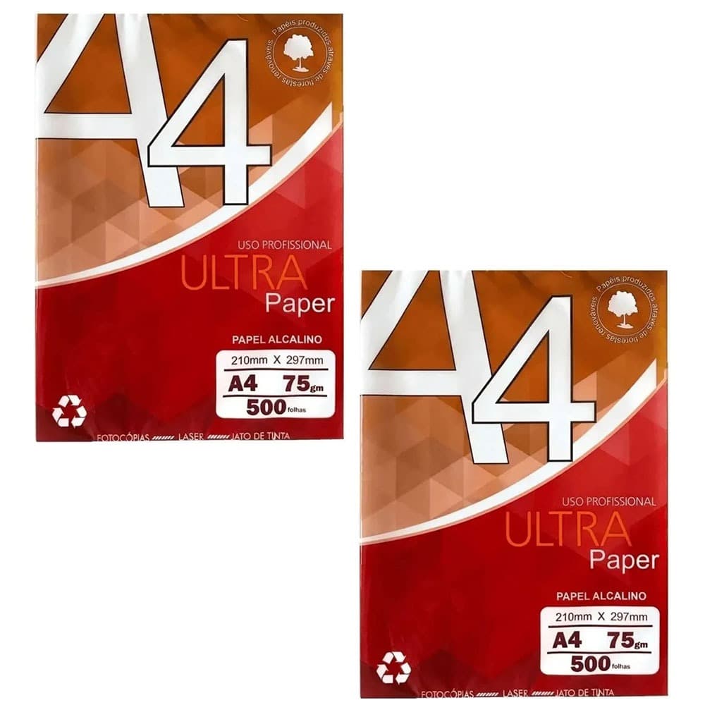 Papel Sulfite A4 Com 500 Folhas Maxima Com 01 Unidade Branco Folhas Desenhos Impressões Documentos Trabalho Facudade