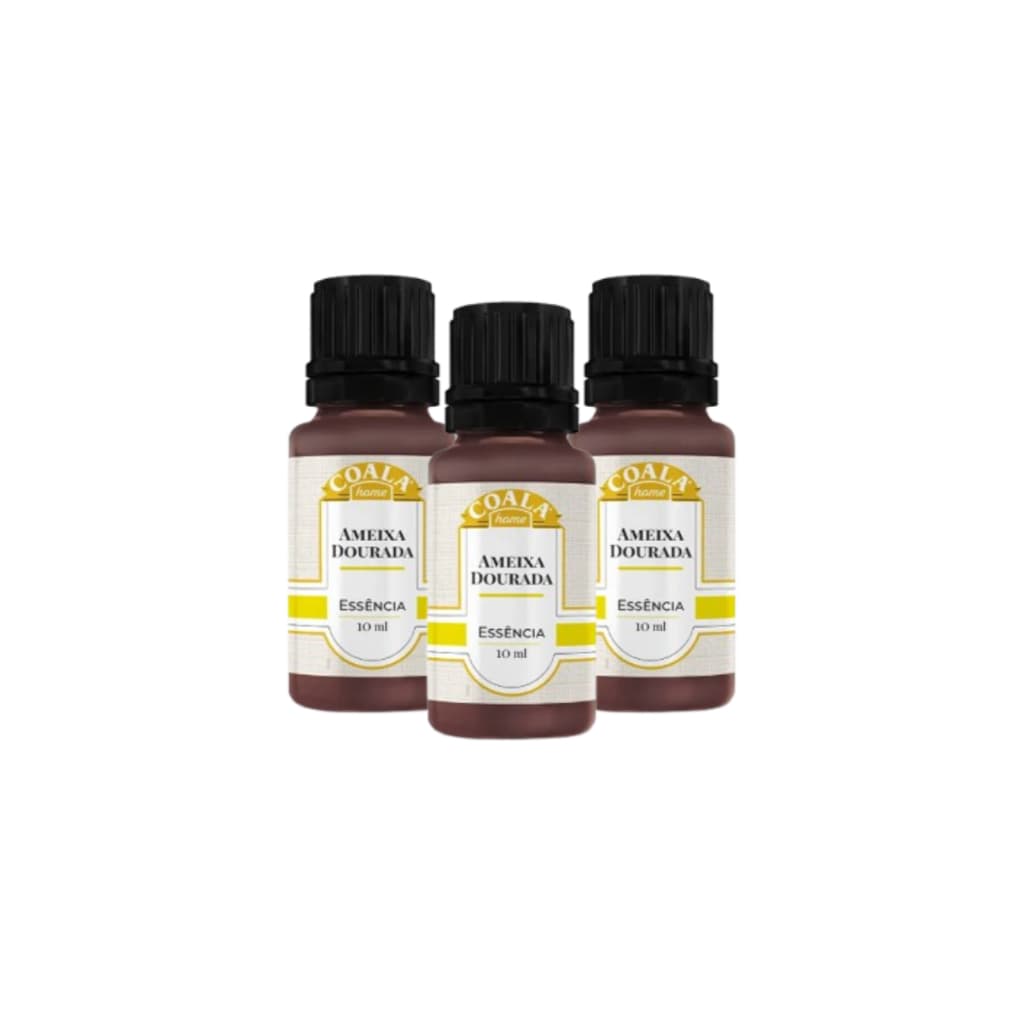 Kit 3x Essência Coala Ameixa Dourada 10ml Para Aromatizador Concentrada Cheirosa Odorizante Ambiente