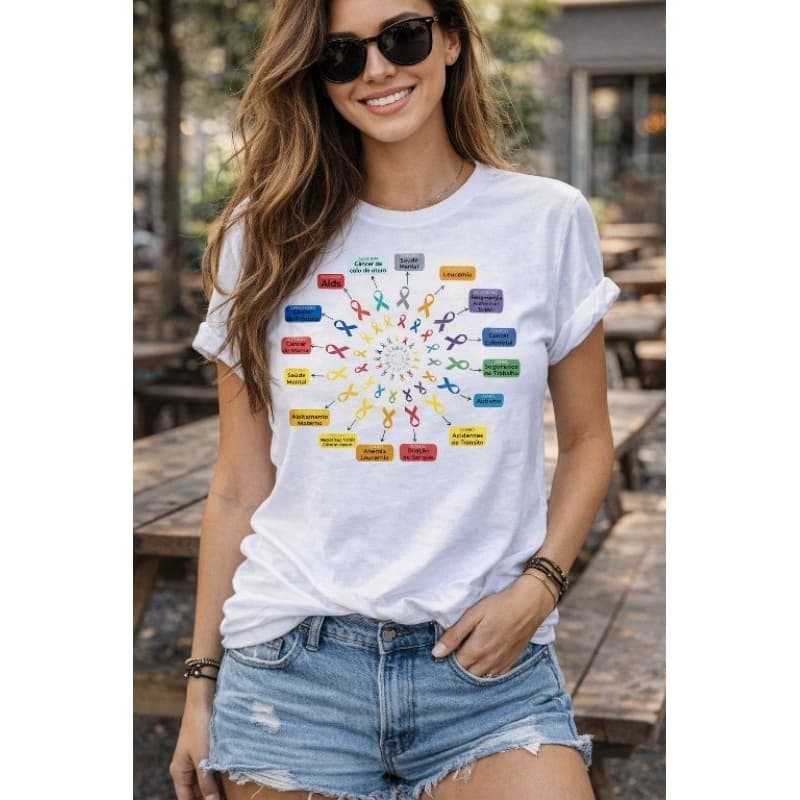 Camiseta Adulto Campanhas agente de saude