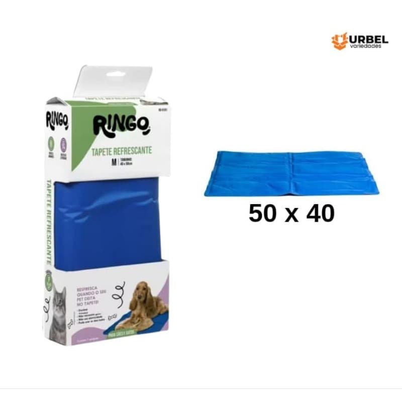 Tapete Gelado Para Cachorro Colchonete Refrescante Cachorro Não Precisa Congelar 40cm x 50cm 65cm x 50cm