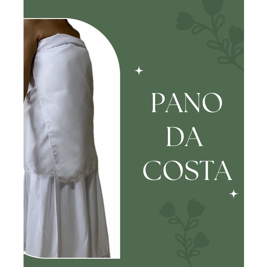 Pano da Costa Feminino Roupas de santo umbanda e candomblé