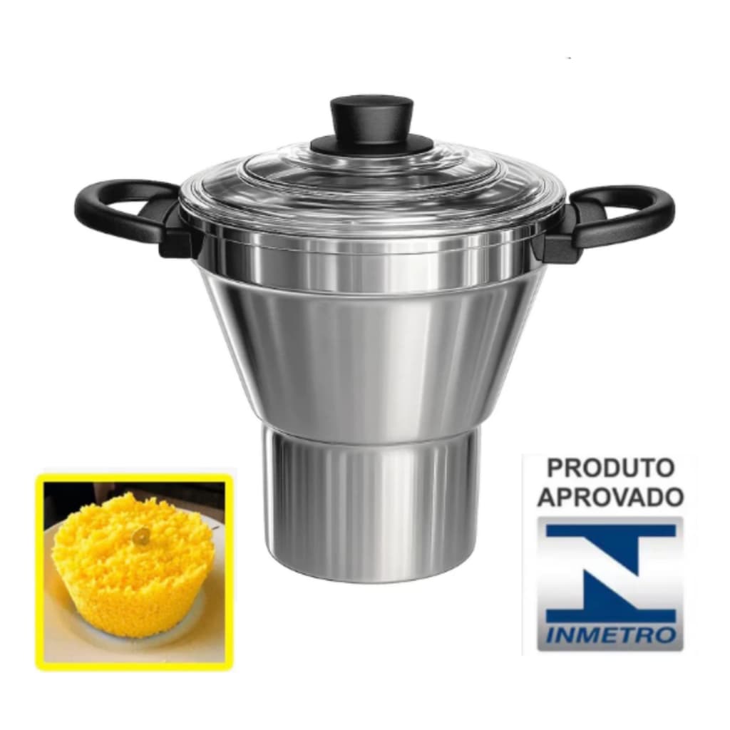 Cuscuzeiro Tradicional Tamanho Variados Cuscuzeira Nordestina 14 16 18 20