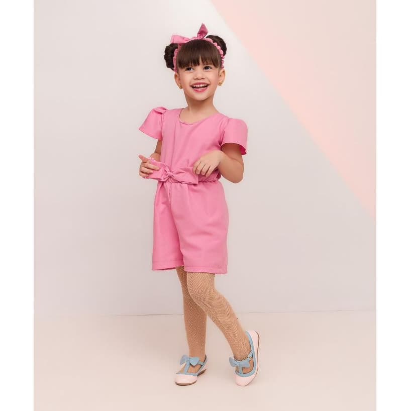 Macaquinho Infantil Menina  | Roupas para Criança 2, 3, 4 e 5 ANOS