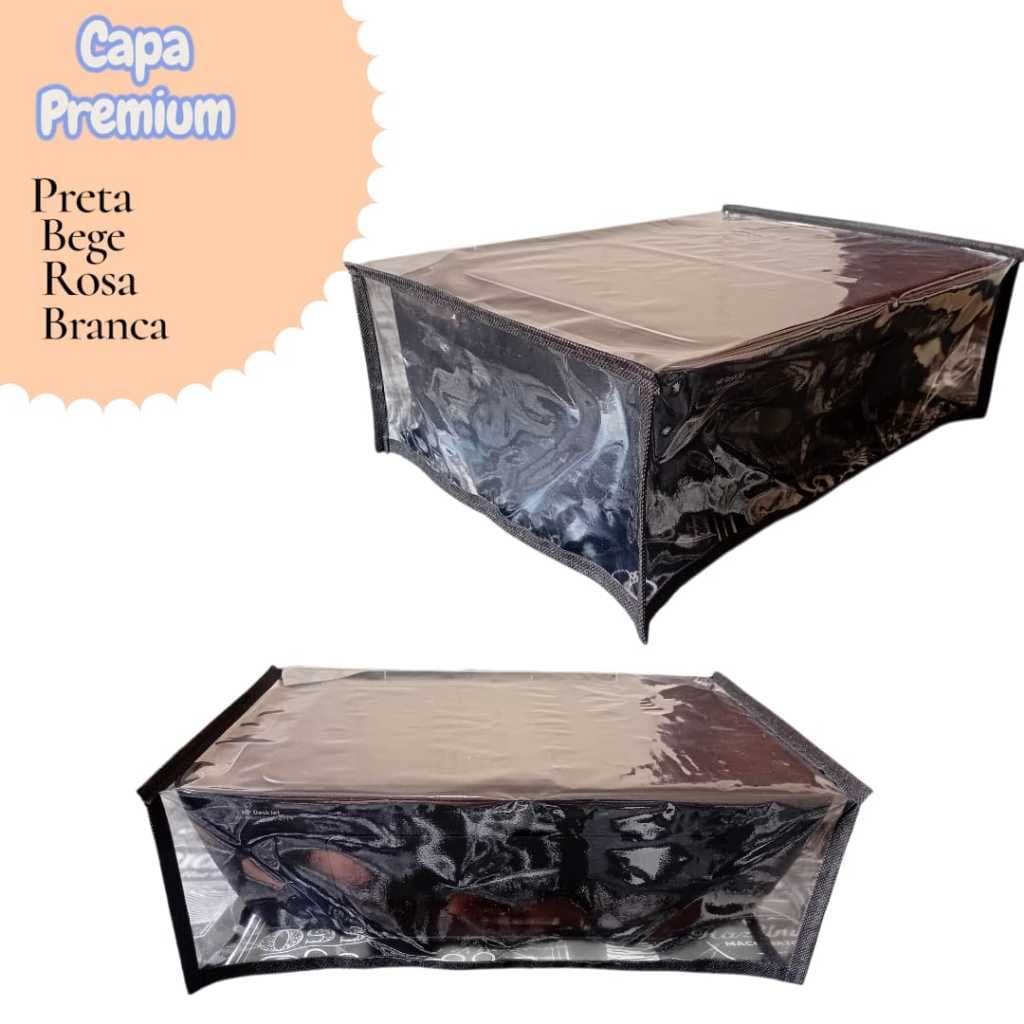 Capa Impressora HP 2136, 2676, 2130, 2132, 2134, 2135 e 2774 Impermeável Produto Premium em Preto, Bege, Rosa e Branco.