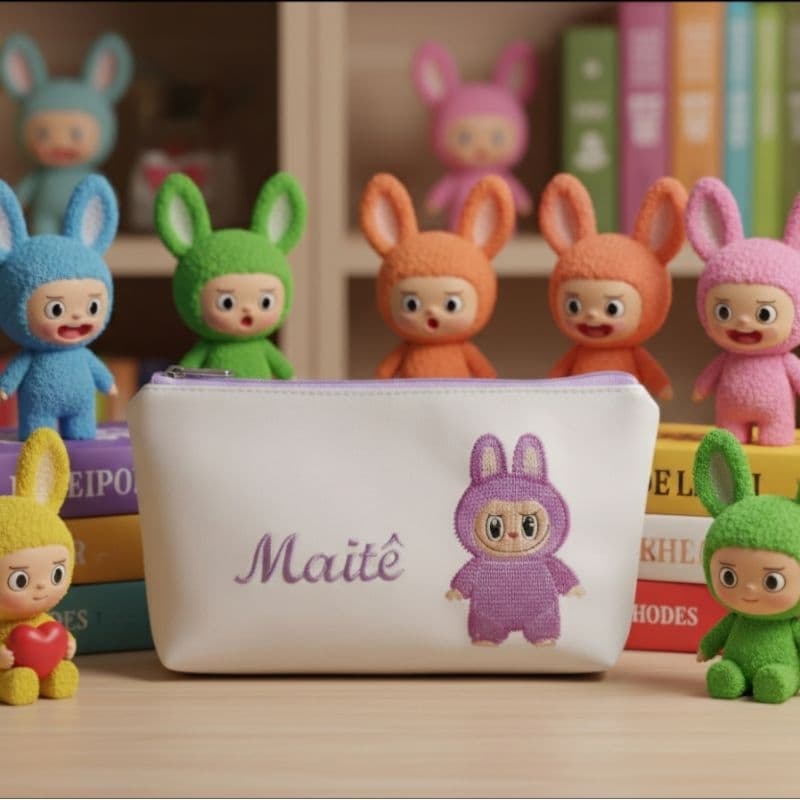 Necessaire divertida personalizada com o nome